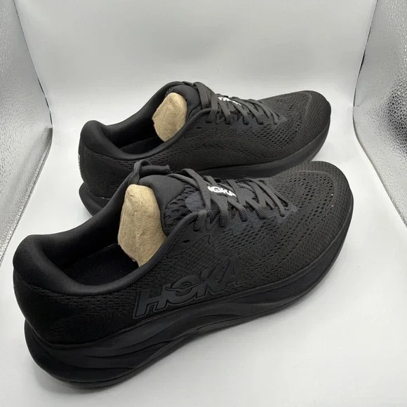 Hoka Men's Rincon 4 Black Size 9.5 D Athletic Running Shoes. Authentic And New - Picture 3 of 12